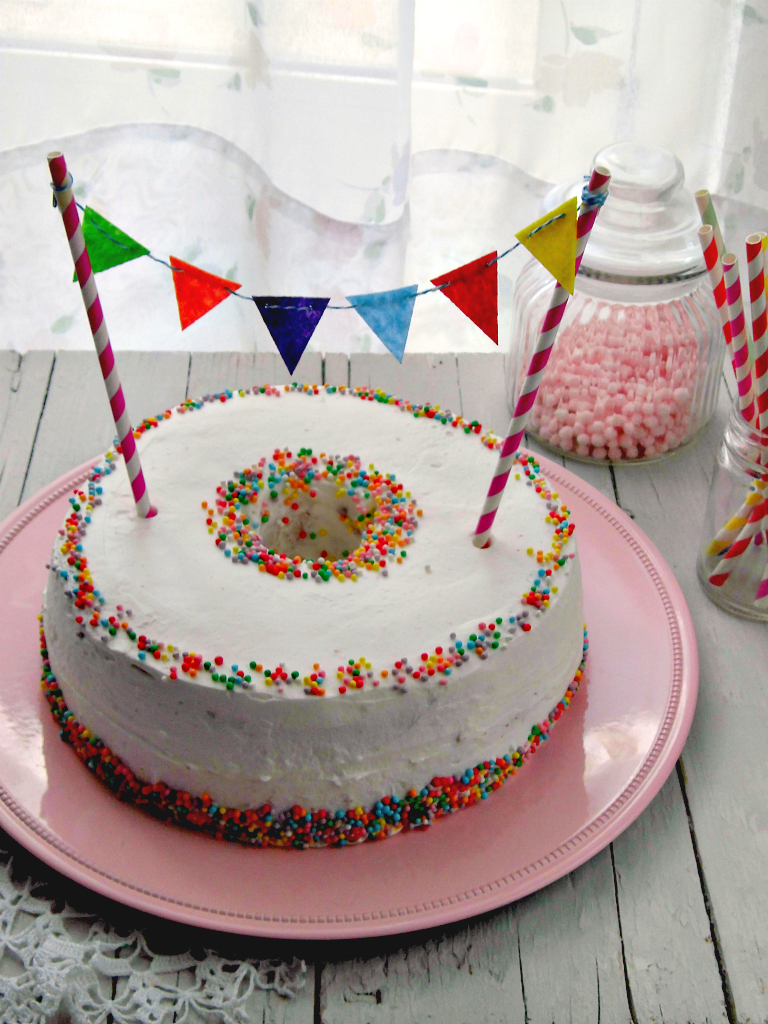  cake topper con bandierine (Bunting cake topper)