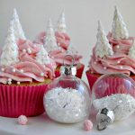 Cupcakes rosa per Natale