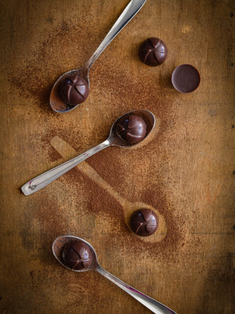 Cioccolatini al latte vegani fatti in casa